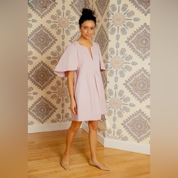 Tuckernuck Pomander Place Lilac Finley Flutter Sleeve Dress - Picture 4 of 8